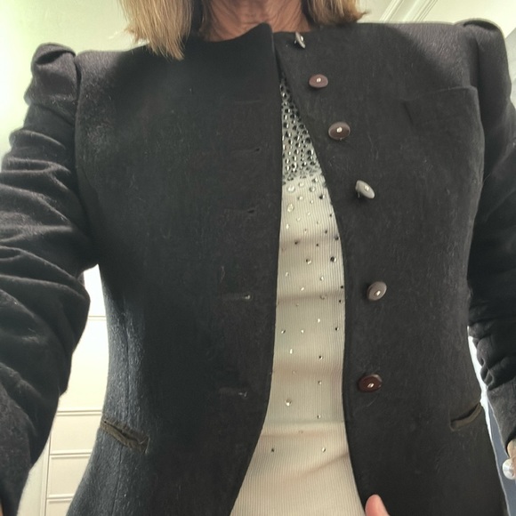 Vintage cropped wool jacket - Picture 7 of 7